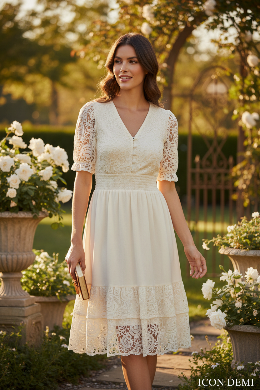 Icon Demi Lace Dress Lifestyle